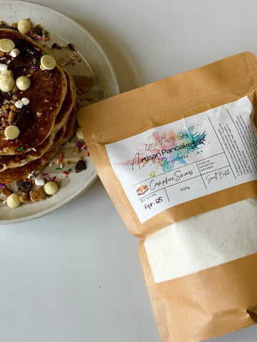 Campfire s’mores pancake mix