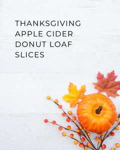 Apple cider donut loaf